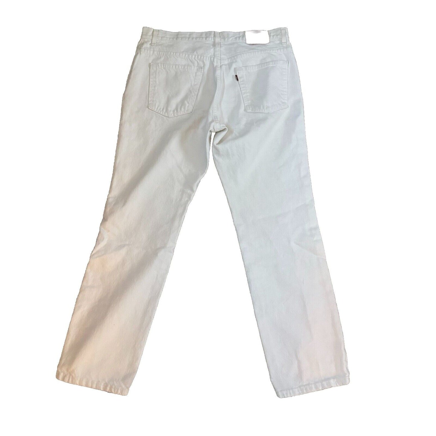 Vintage Levi’s 505 White Denim Lower Rise Straight Leg 16M