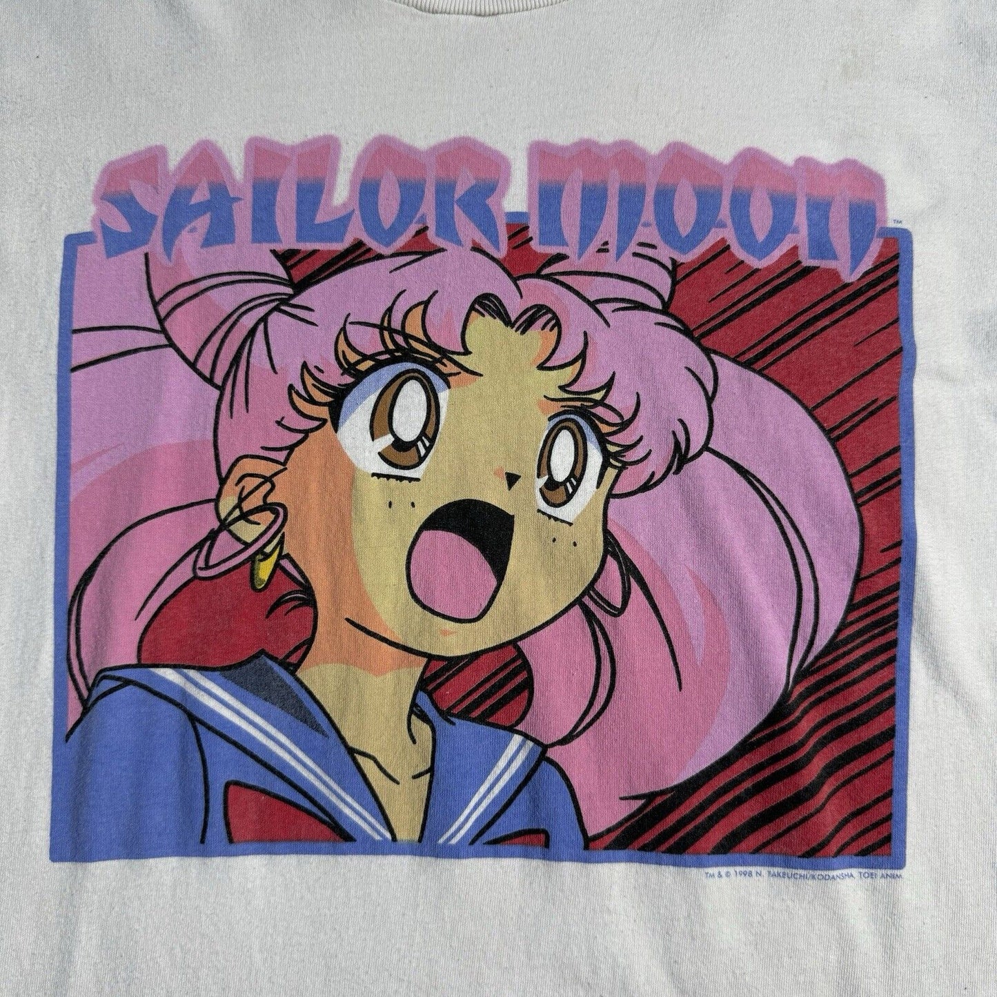 1998 Sailor Moon Chibi Moon T-shirt Size Large Anime