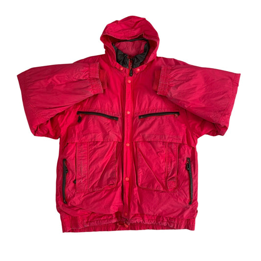 Vintage Christian Dior Red Ski Puffer Jacket Size Medium