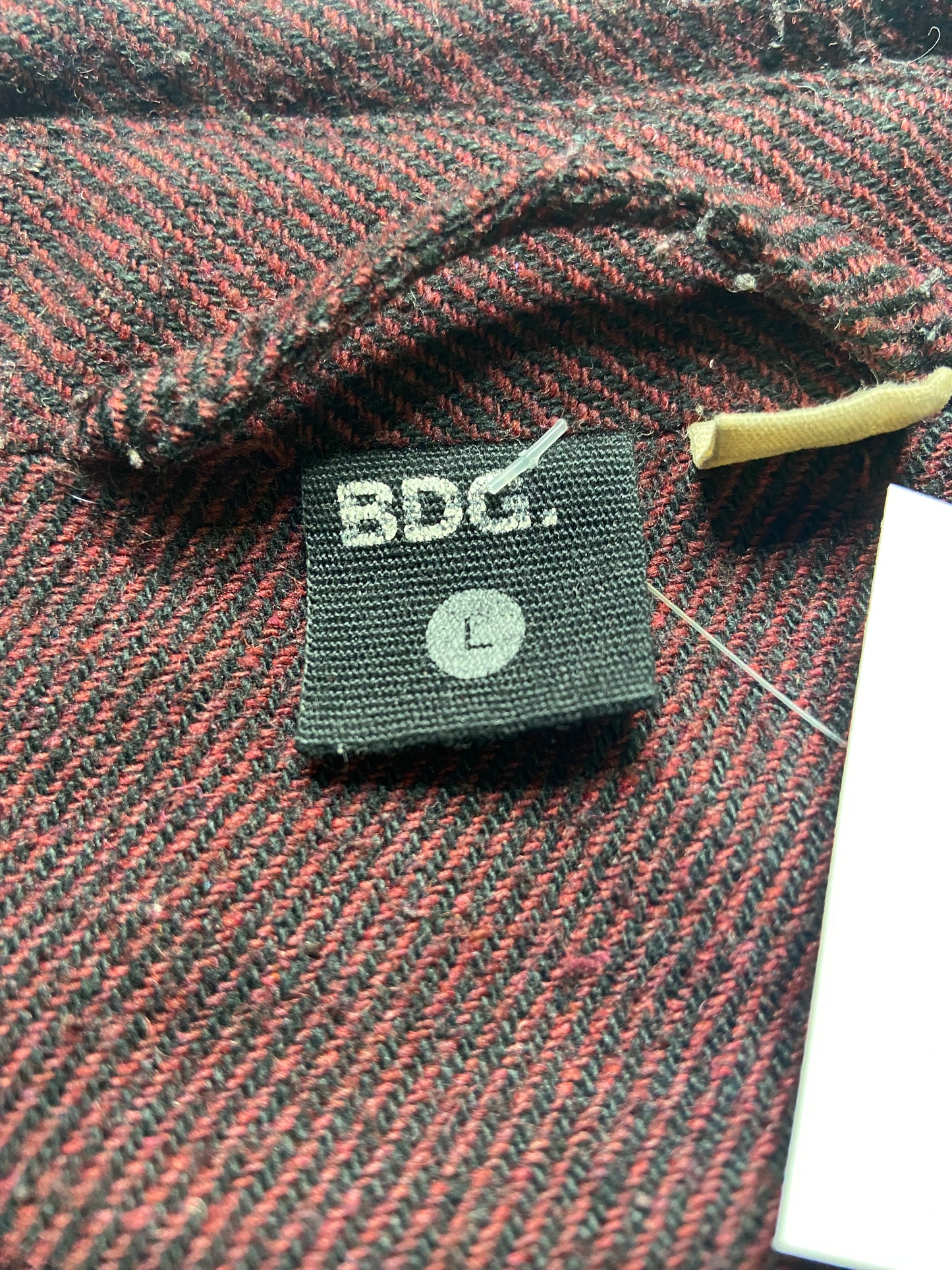 BDG Maroon Harrington Canvas Jacket Size L