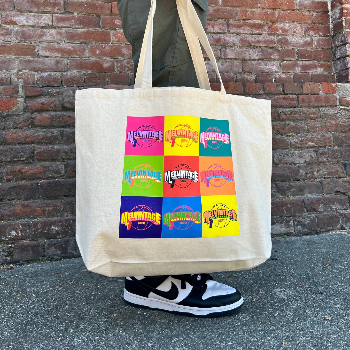 01 Melvintage Andy Warhol Inspired Tote Bag
