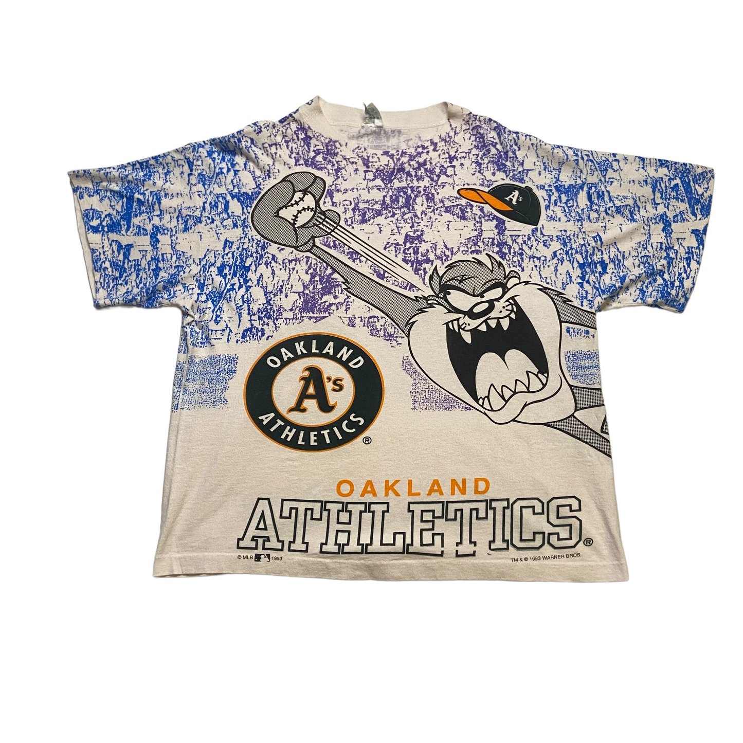 Vintage Oakland A’s Taz All Over Print T-Shirt